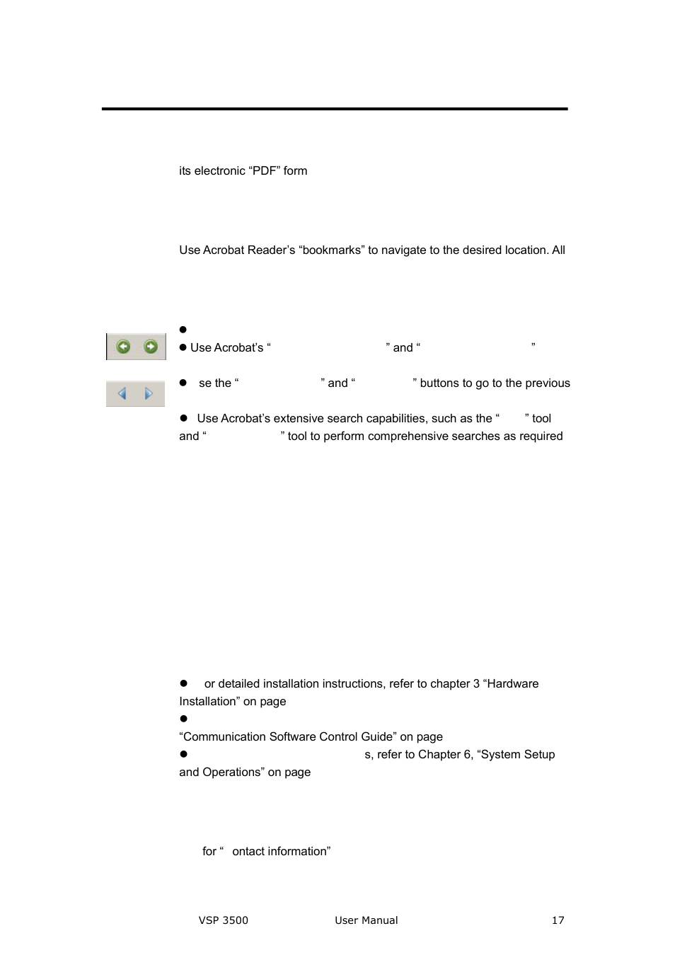 How to use this guide, Introduction, Navigating | Table of contents and index, General operations | RGBLink VSP 3500 User Manual User Manual | Page 17 / 112