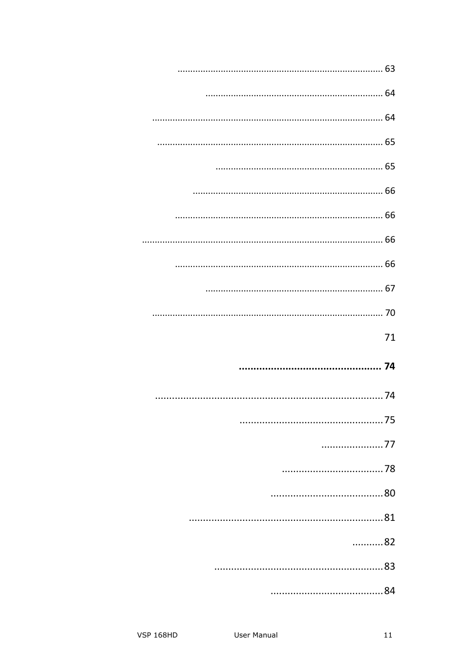 RGBLink VSP 168HD User Manual User Manual | Page 11 / 100