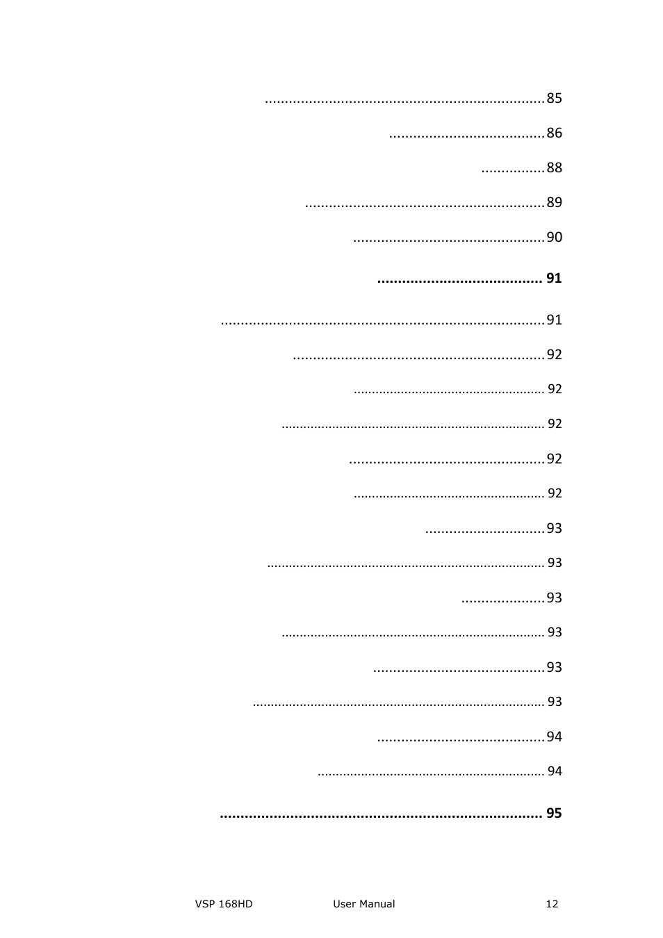RGBLink VSP 168HD User Manual User Manual | Page 12 / 100
