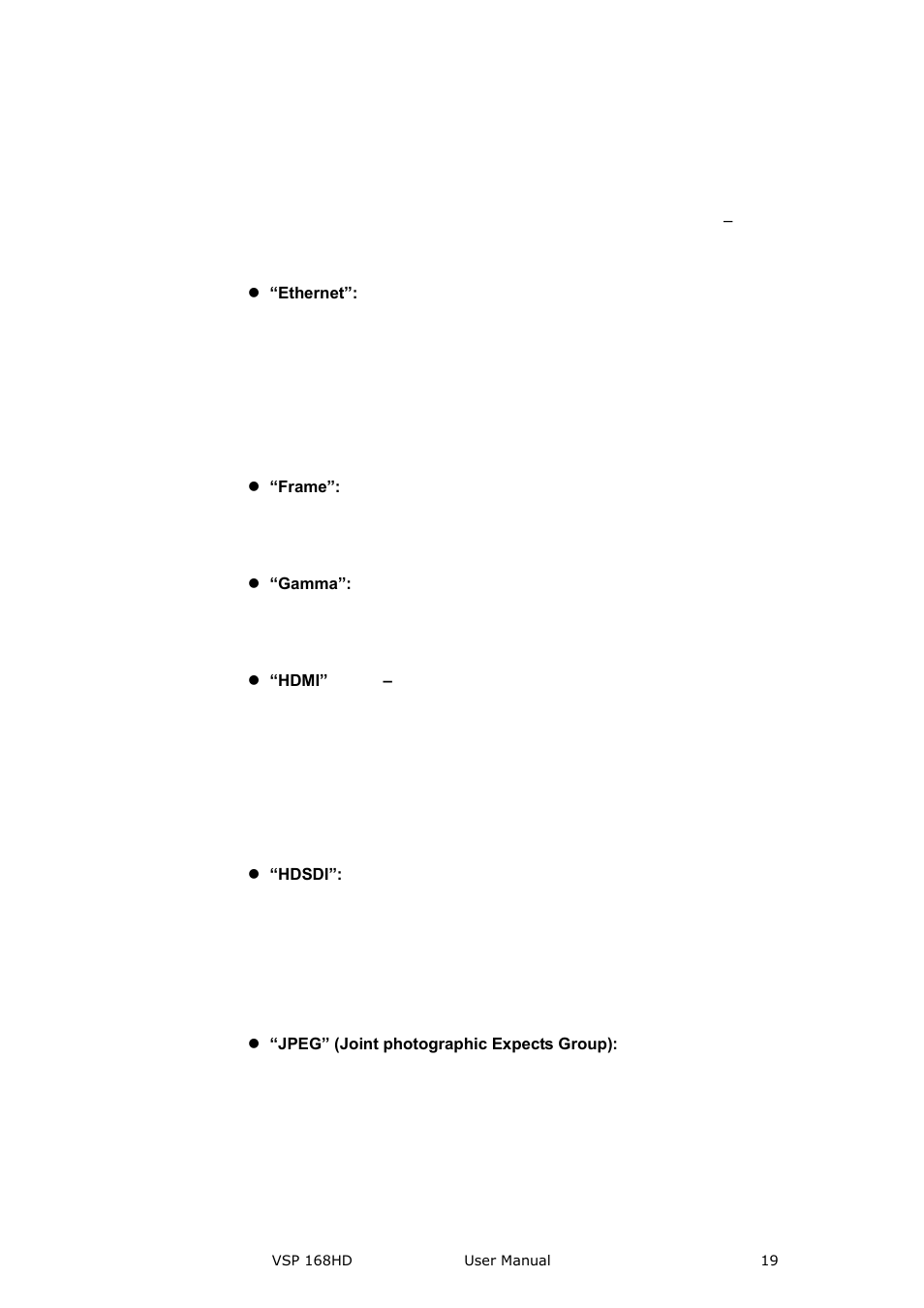 Brief introduction | RGBLink VSP 168HD User Manual User Manual | Page 19 / 100