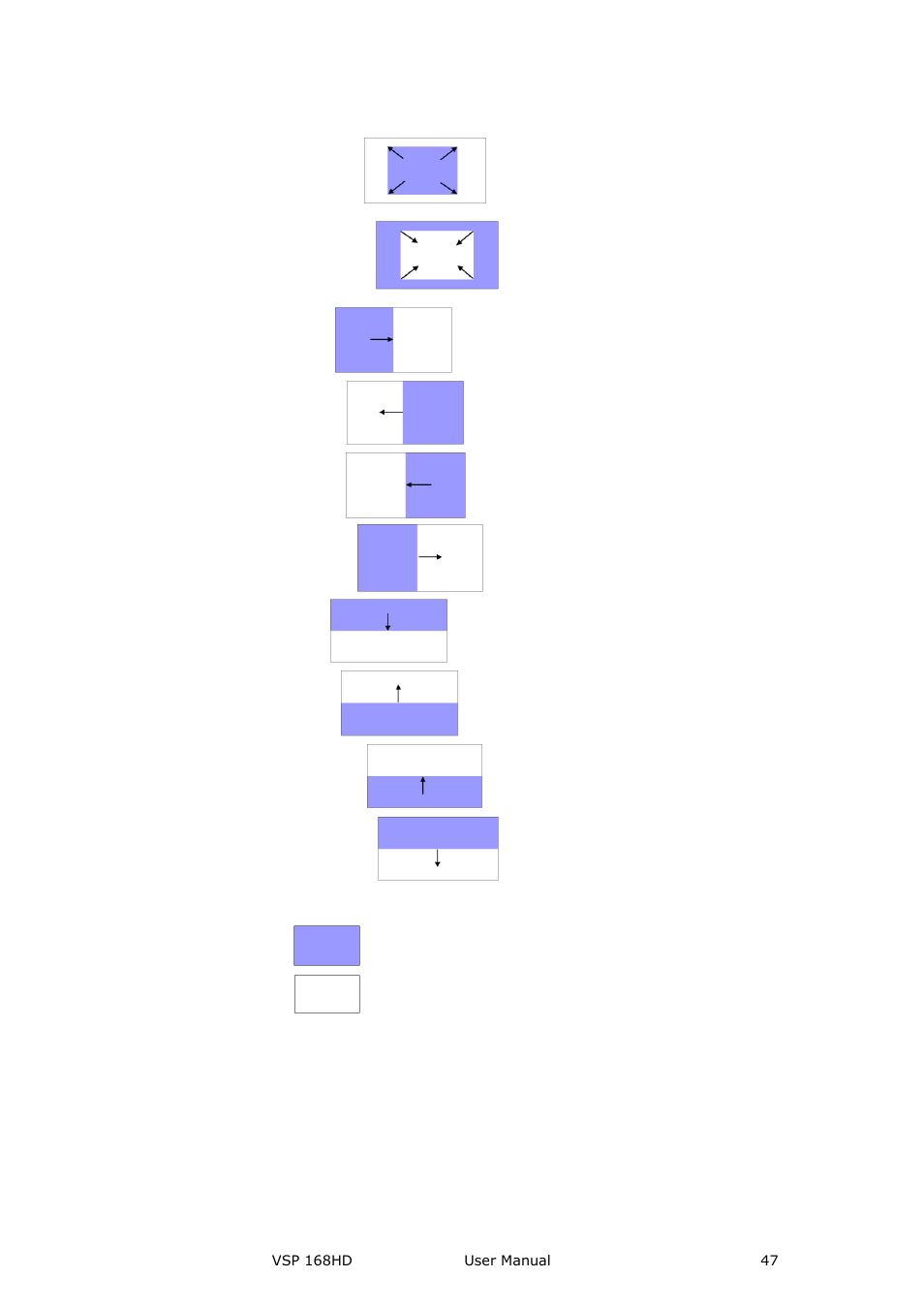 Menu orientation | RGBLink VSP 168HD User Manual User Manual | Page 47 / 100