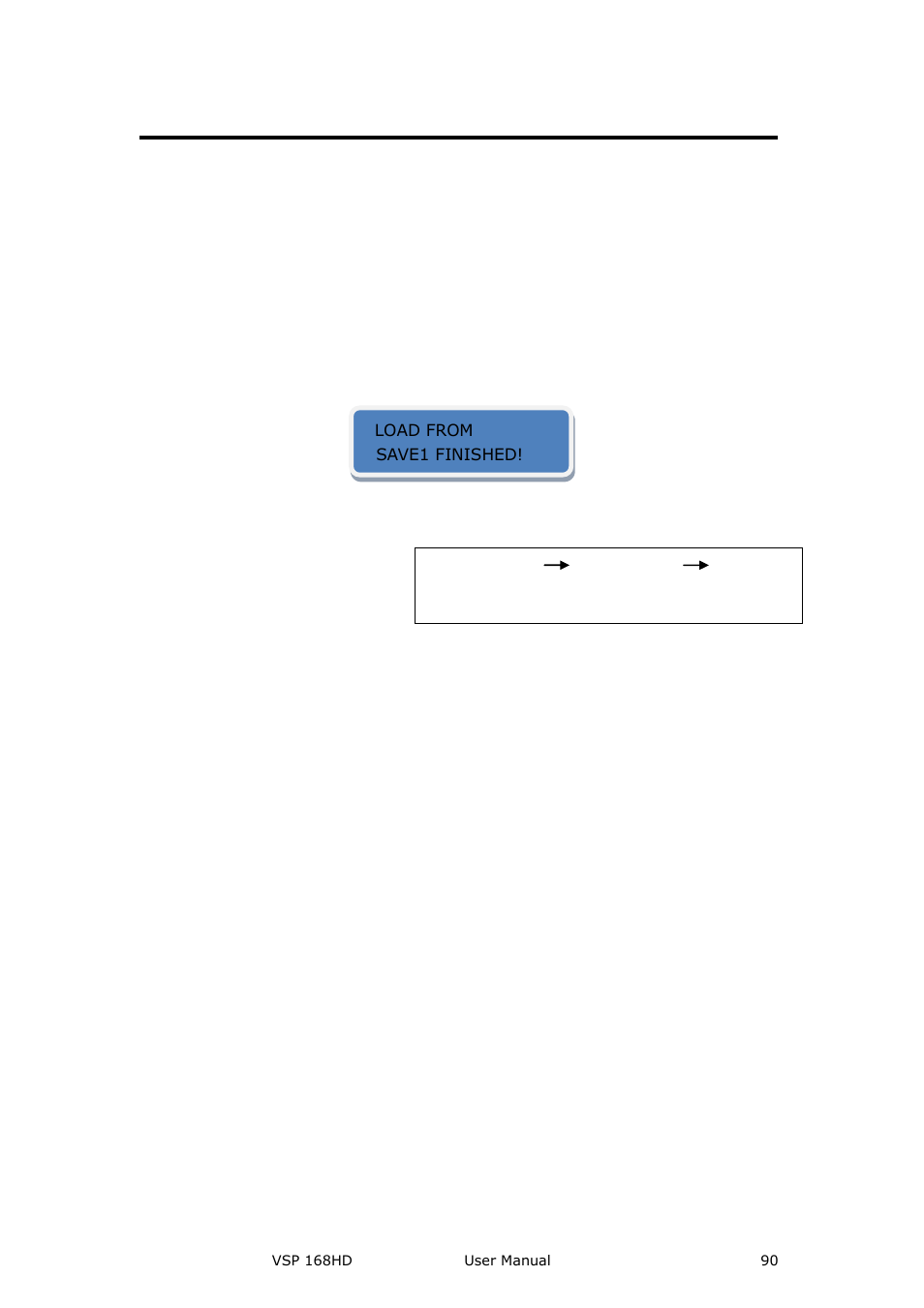 How to load the saved parameter, System setup and operation | RGBLink VSP 168HD User Manual User Manual | Page 90 / 100