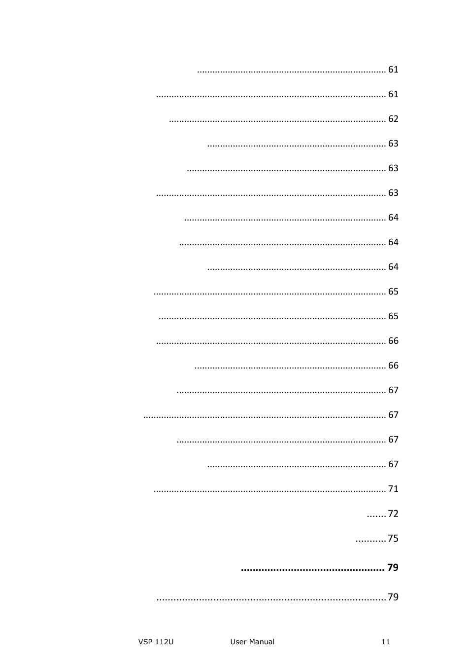 RGBLink VSP 112U User Manual | Page 11 / 108