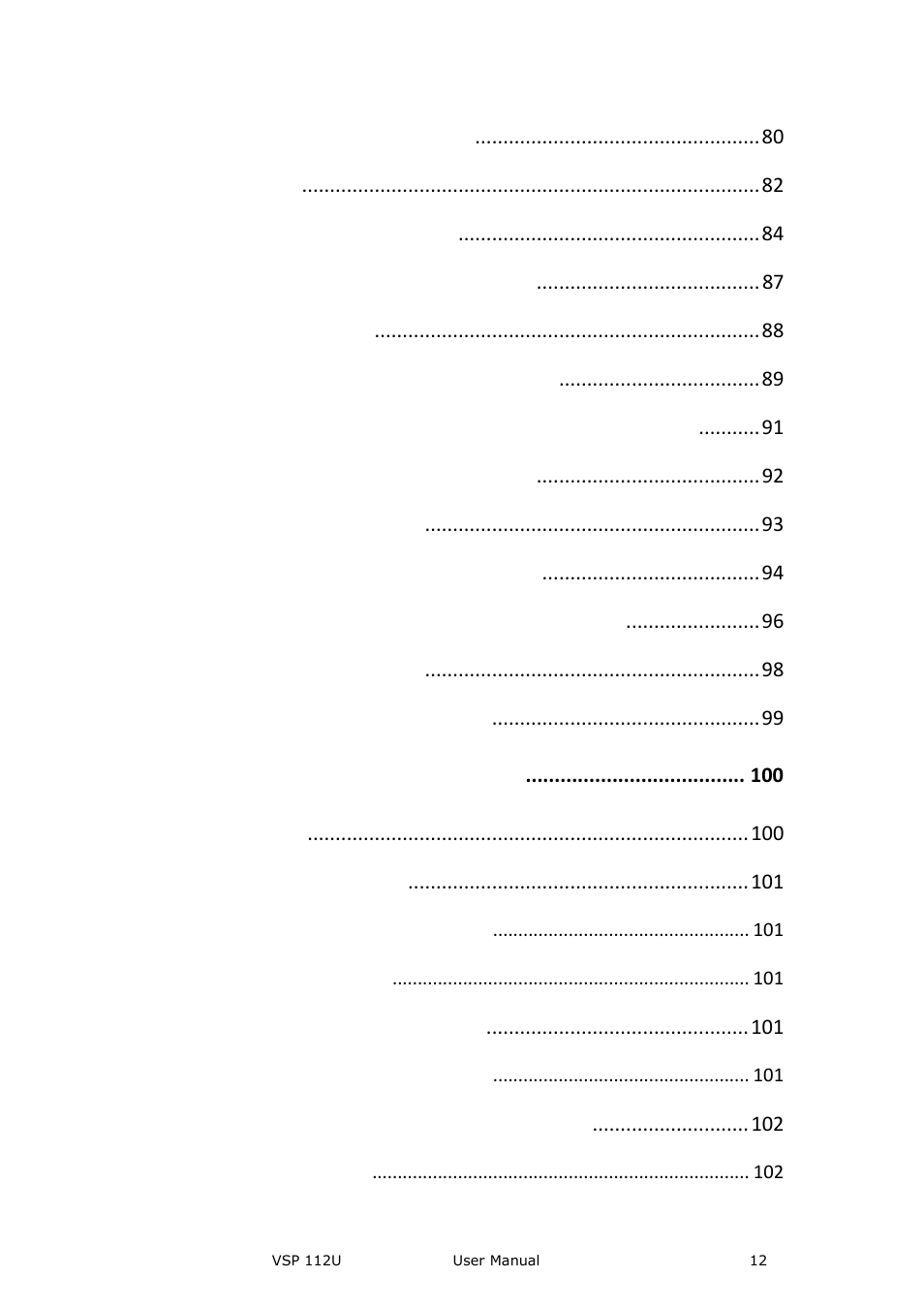 RGBLink VSP 112U User Manual | Page 12 / 108