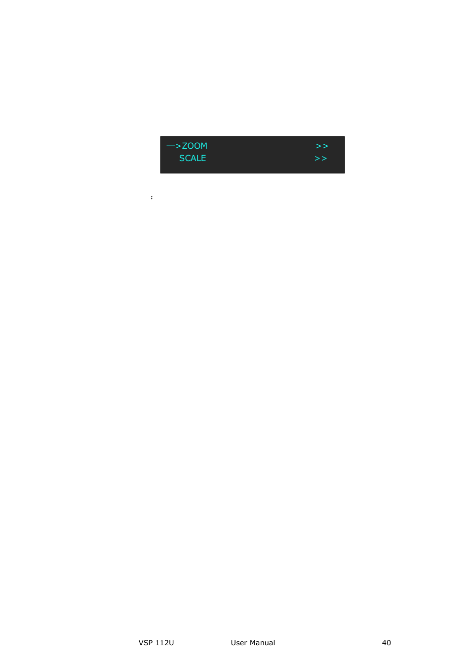 Picture, Menu orientation | RGBLink VSP 112U User Manual | Page 40 / 108