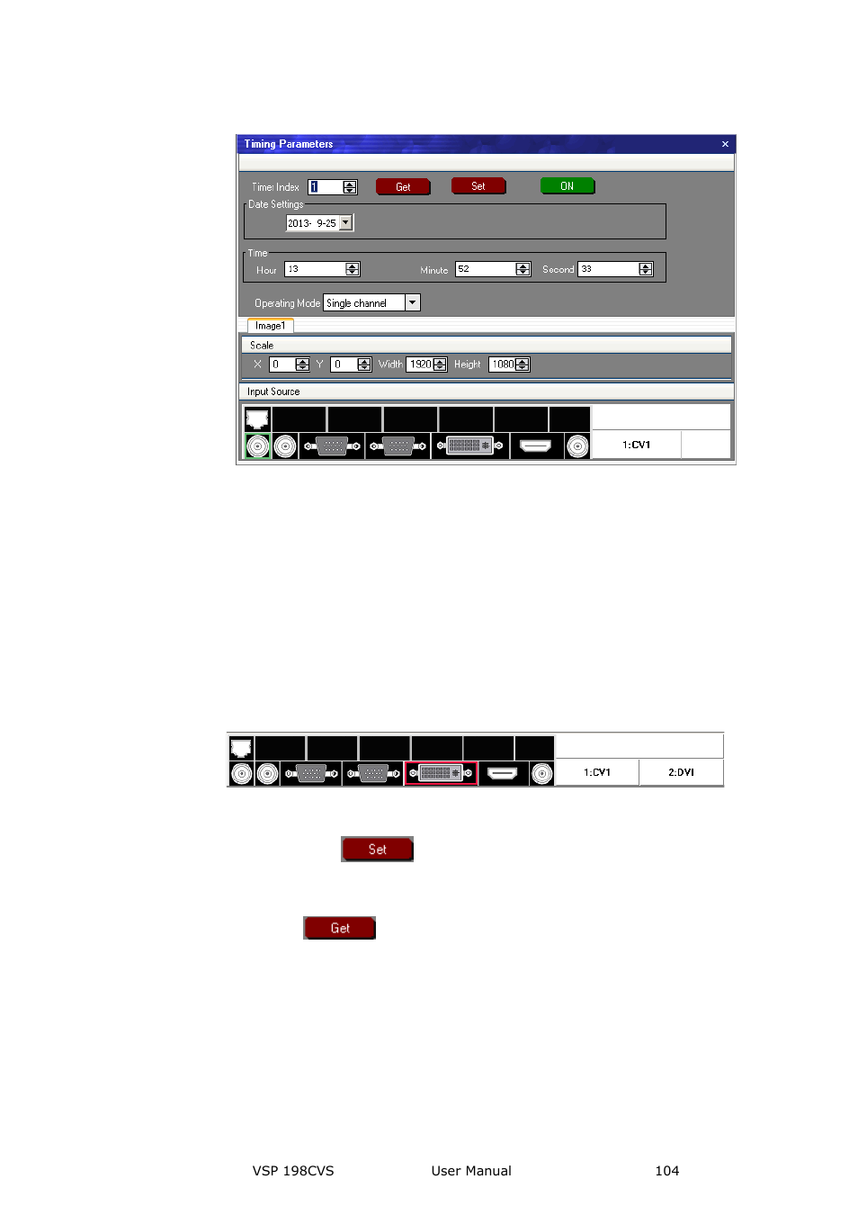 System setup and operation | RGBLink VSP 198CVS User Manual User Manual | Page 104 / 122