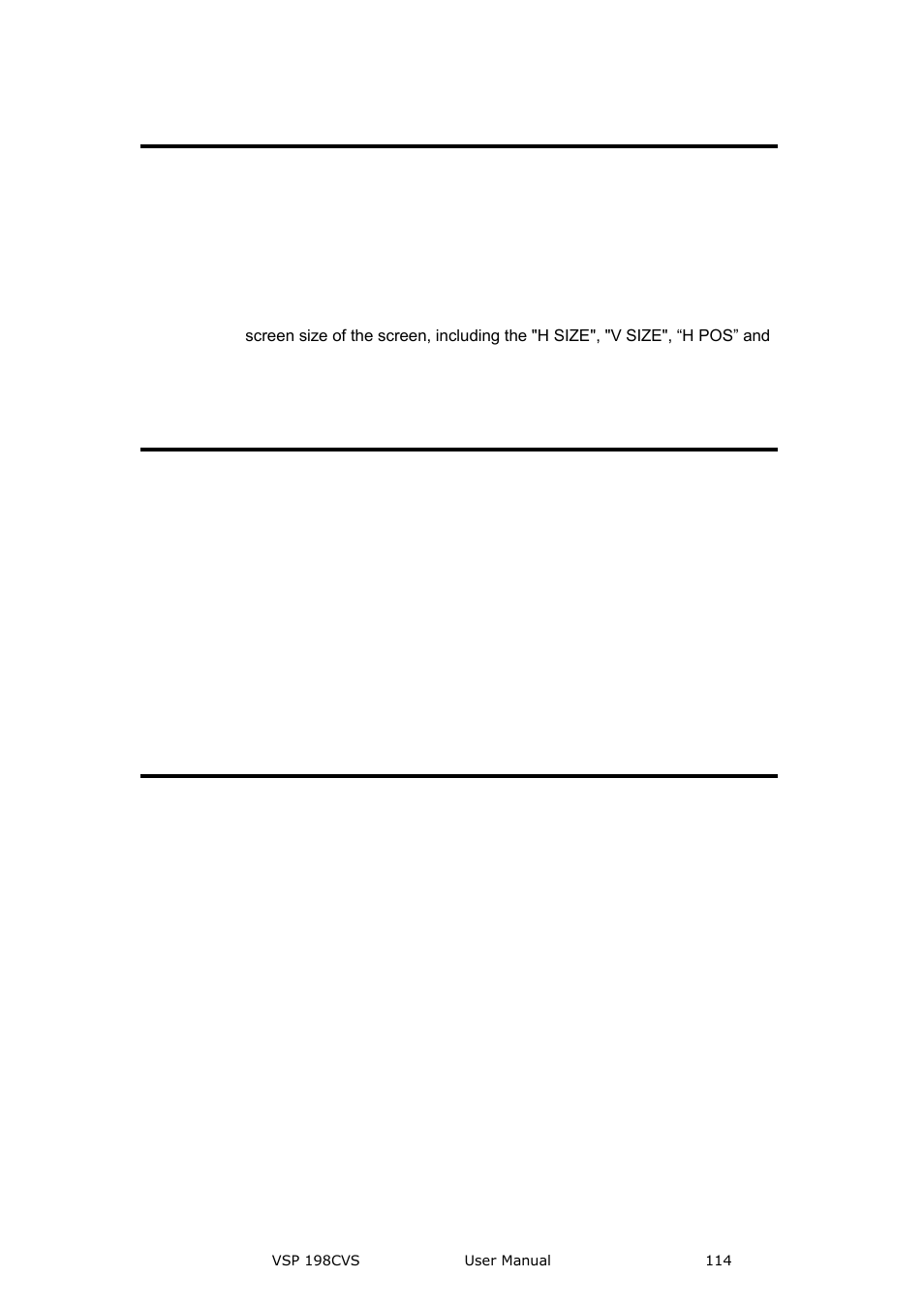 Large screen only display part of the image, Signal need to scale, No display in the second half part of large screen | Resolution is inadequate, Left of the screen appears two black sides, Adjust de deviation | RGBLink VSP 198CVS User Manual User Manual | Page 114 / 122