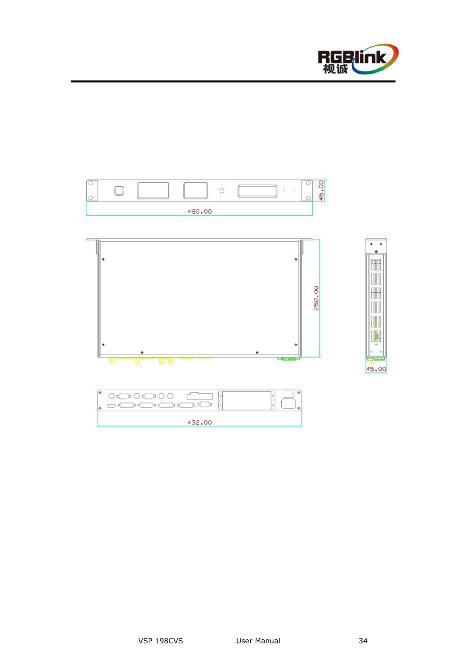 Hardware installation, In this chapter | RGBLink VSP 198CVS User Manual User Manual | Page 34 / 122