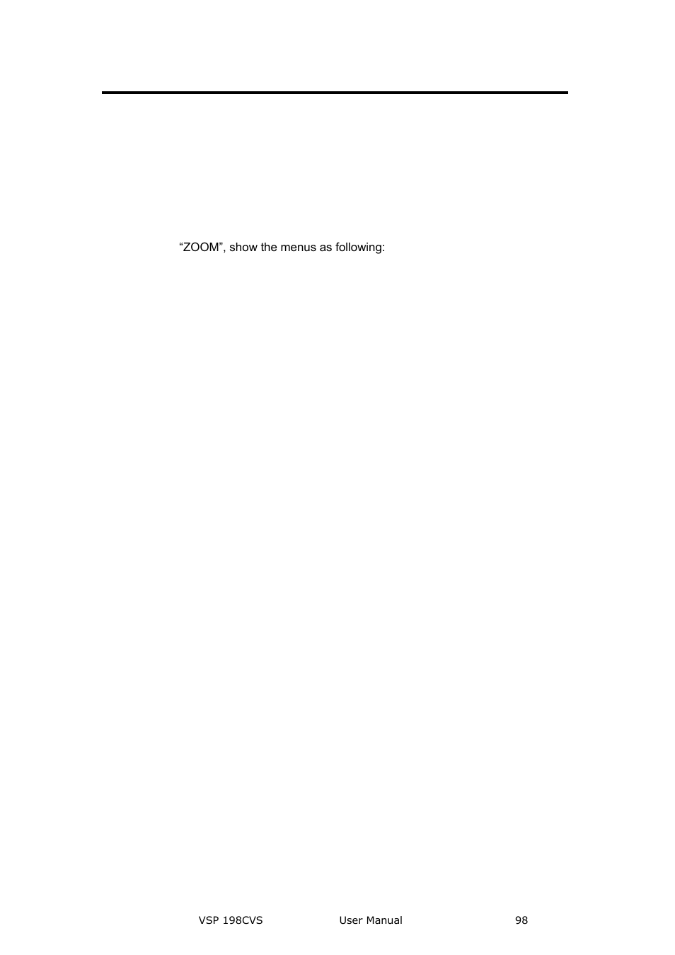 How to set up image zoom, System setup and operation | RGBLink VSP 198CVS User Manual User Manual | Page 98 / 122