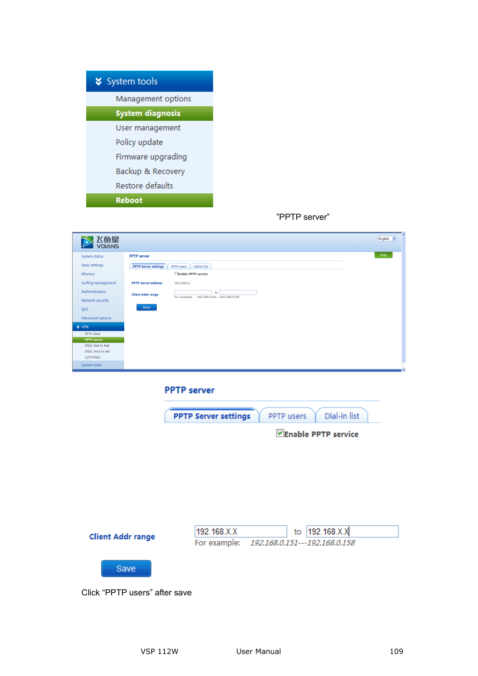 System setup and operation | RGBLink VSP 112W User Manual User Manual | Page 109 / 130