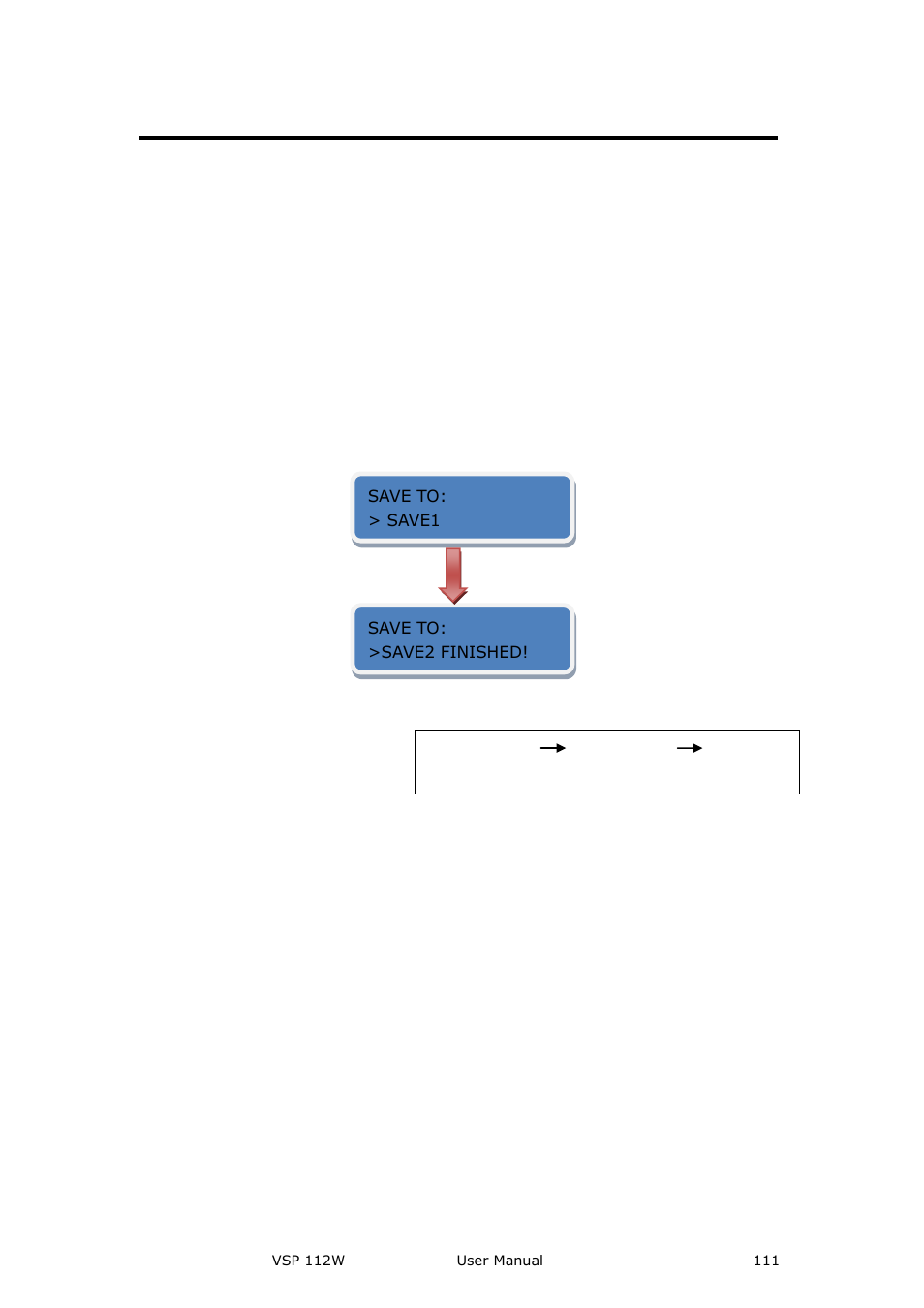 How to save the parameter, System setup and operation | RGBLink VSP 112W User Manual User Manual | Page 111 / 130