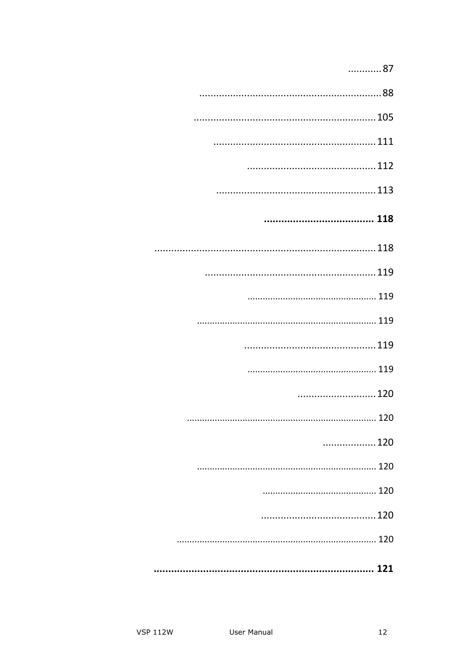 RGBLink VSP 112W User Manual User Manual | Page 12 / 130