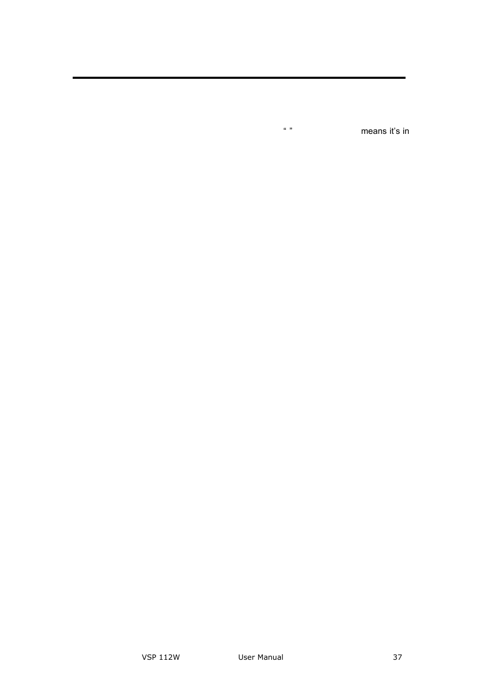 Menu, Menu orientation | RGBLink VSP 112W User Manual User Manual | Page 37 / 130