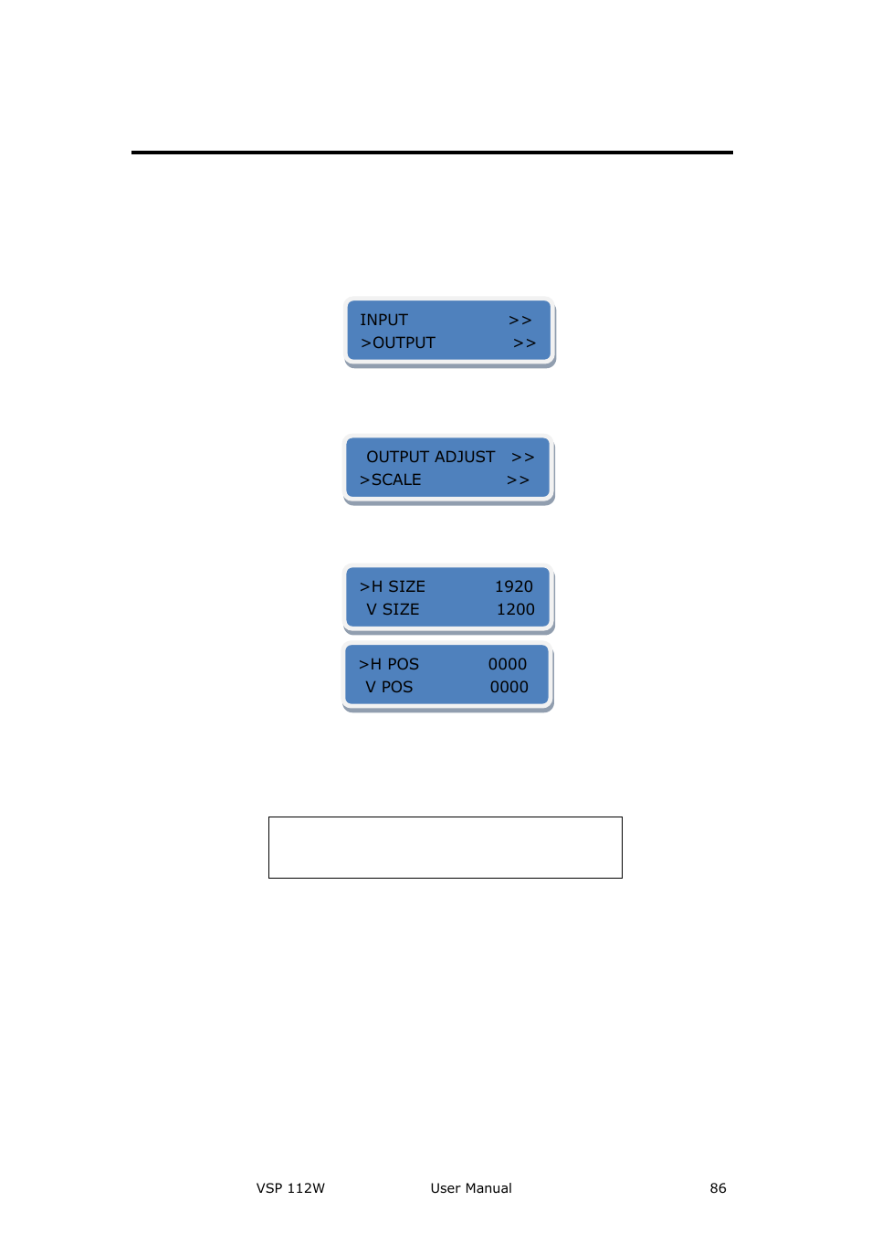 System setup and operation | RGBLink VSP 112W User Manual User Manual | Page 86 / 130