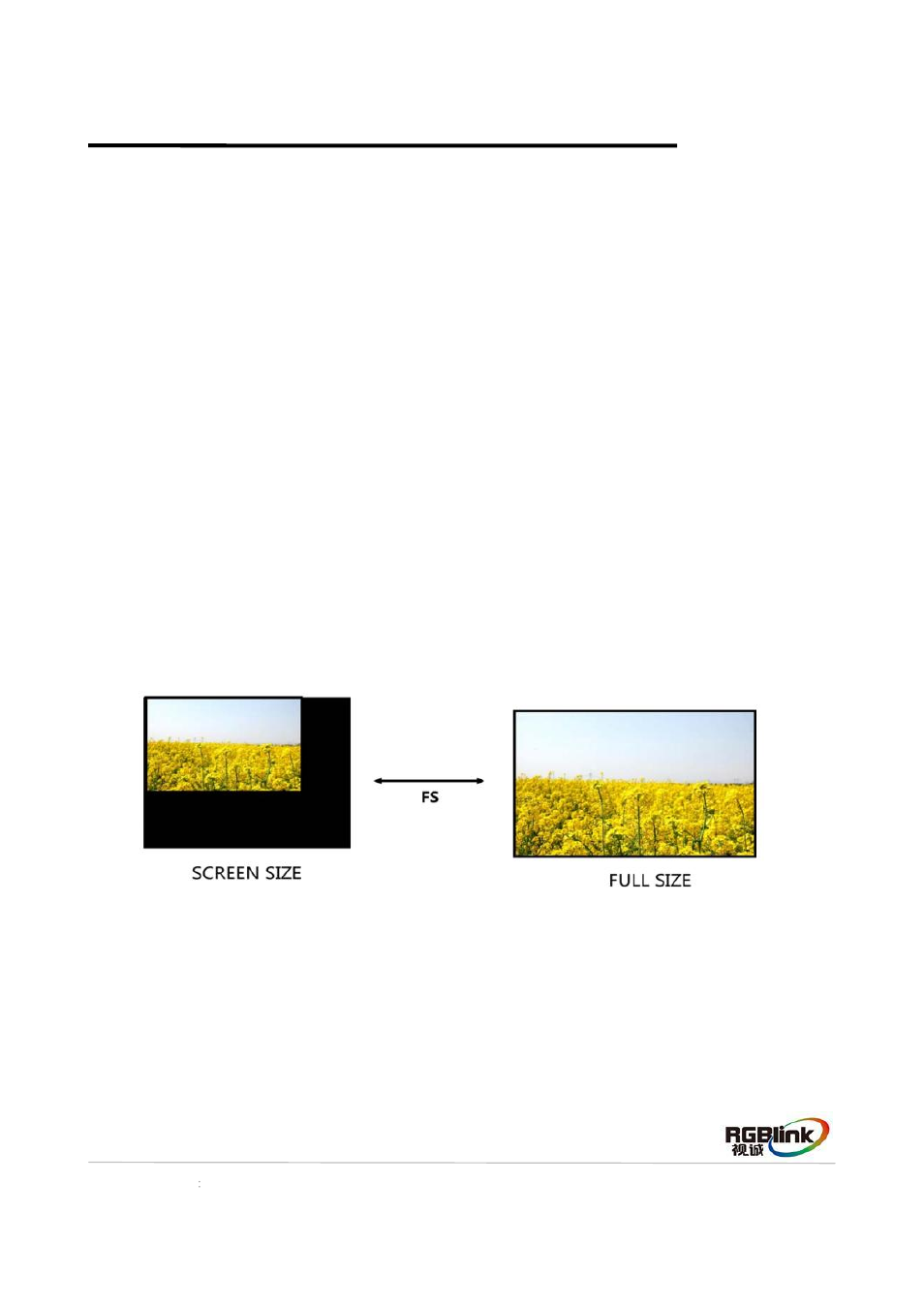 How to realize the screen size setting | RGBLink VSP 9516S Quick Start User Manual | Page 10 / 27