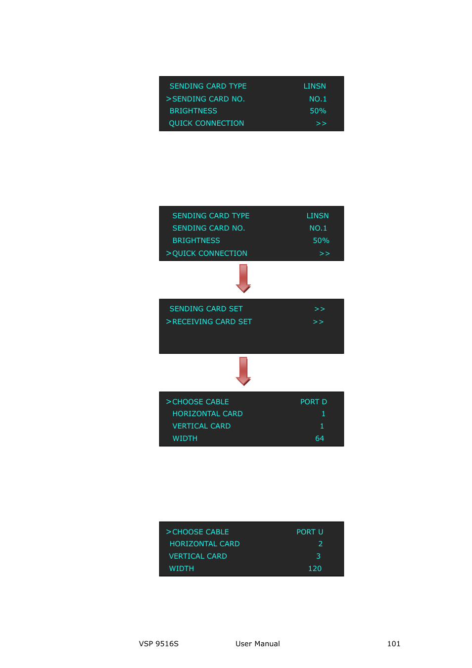 System setup and operation | RGBLink VSP 9516S User Manual User Manual | Page 101 / 131