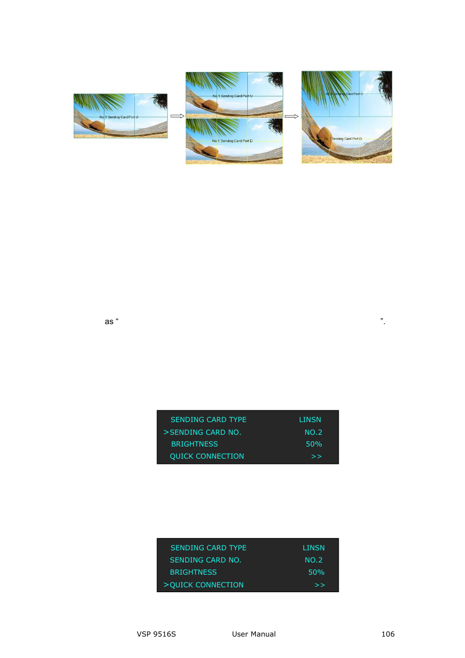 System setup and operation | RGBLink VSP 9516S User Manual User Manual | Page 106 / 131