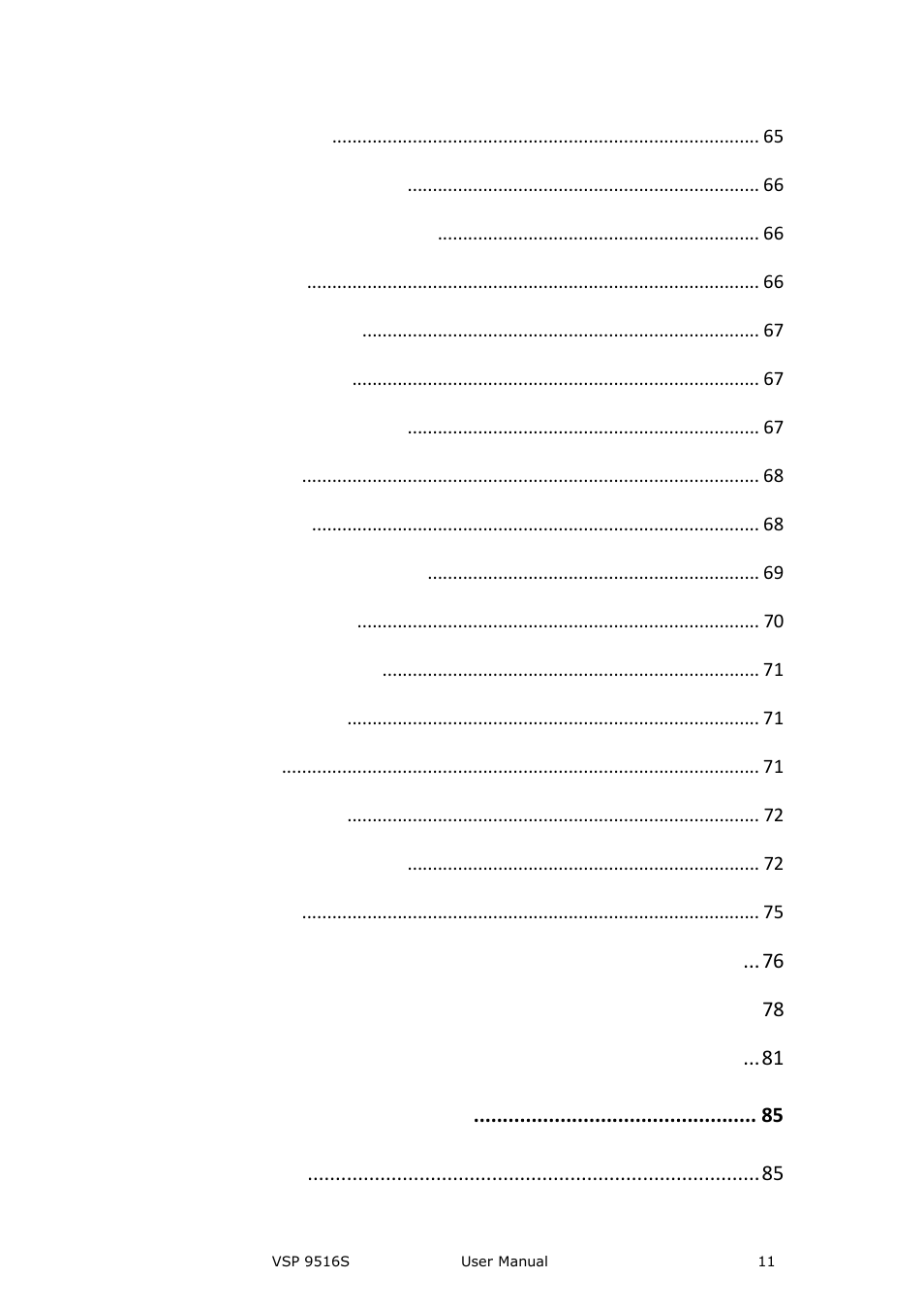 RGBLink VSP 9516S User Manual User Manual | Page 11 / 131