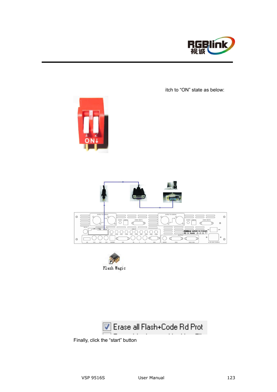 C. software upgrade, Ip software download instruction, C. software | Upgrade, Appendix c, Software | RGBLink VSP 9516S User Manual User Manual | Page 123 / 131