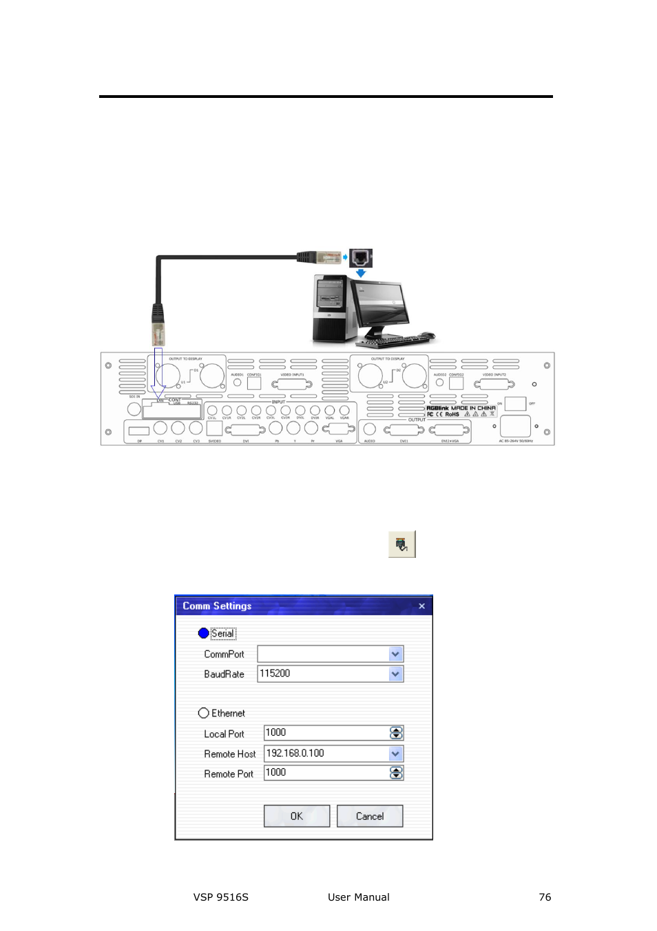 Communication software guideline | RGBLink VSP 9516S User Manual User Manual | Page 76 / 131