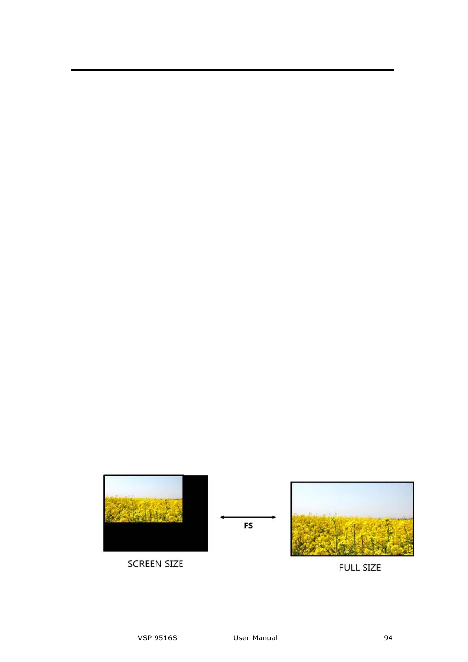 How to realize the screen size setting, How to realize, The screen size setting | System setup and operation | RGBLink VSP 9516S User Manual User Manual | Page 94 / 131