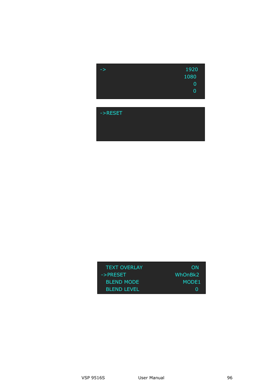 System setup and operation | RGBLink VSP 9516S User Manual User Manual | Page 96 / 131