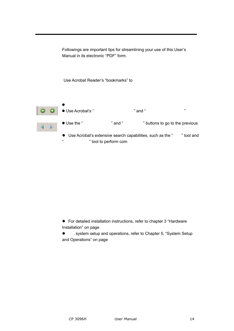 How to use the manual, Brief introduction, Navigation | Table of contents and index, General operations | RGBLink CP 3096H User Manual User Manual | Page 14 / 78