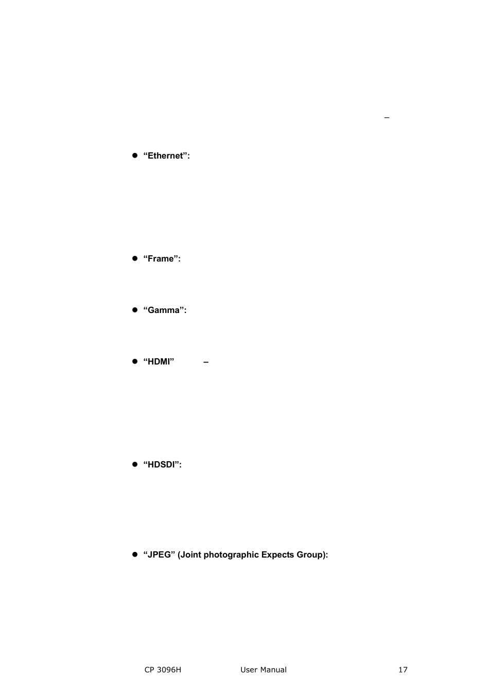 Brief introduction | RGBLink CP 3096H User Manual User Manual | Page 17 / 78