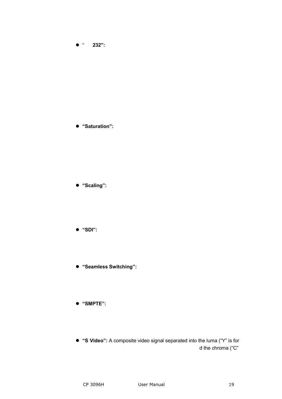 Brief introduction | RGBLink CP 3096H User Manual User Manual | Page 19 / 78