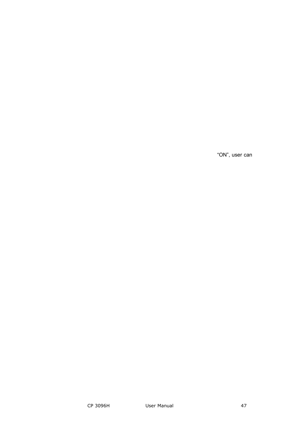 Menu orientation | RGBLink CP 3096H User Manual User Manual | Page 47 / 78