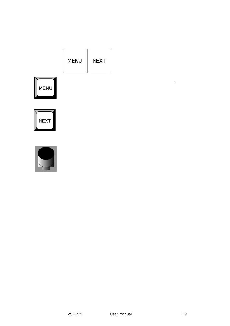 Ker board, Knob switch, Hardware orientation | RGBLink VSP 729 User Manual | Page 39 / 102