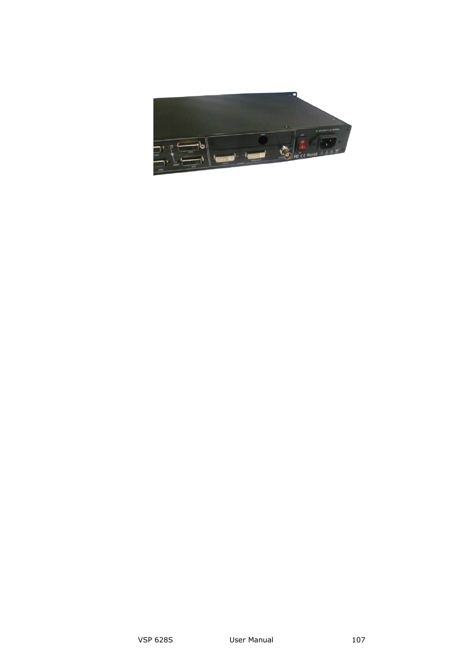 RGBLink VSP 628S User Manual User Manual | Page 107 / 125