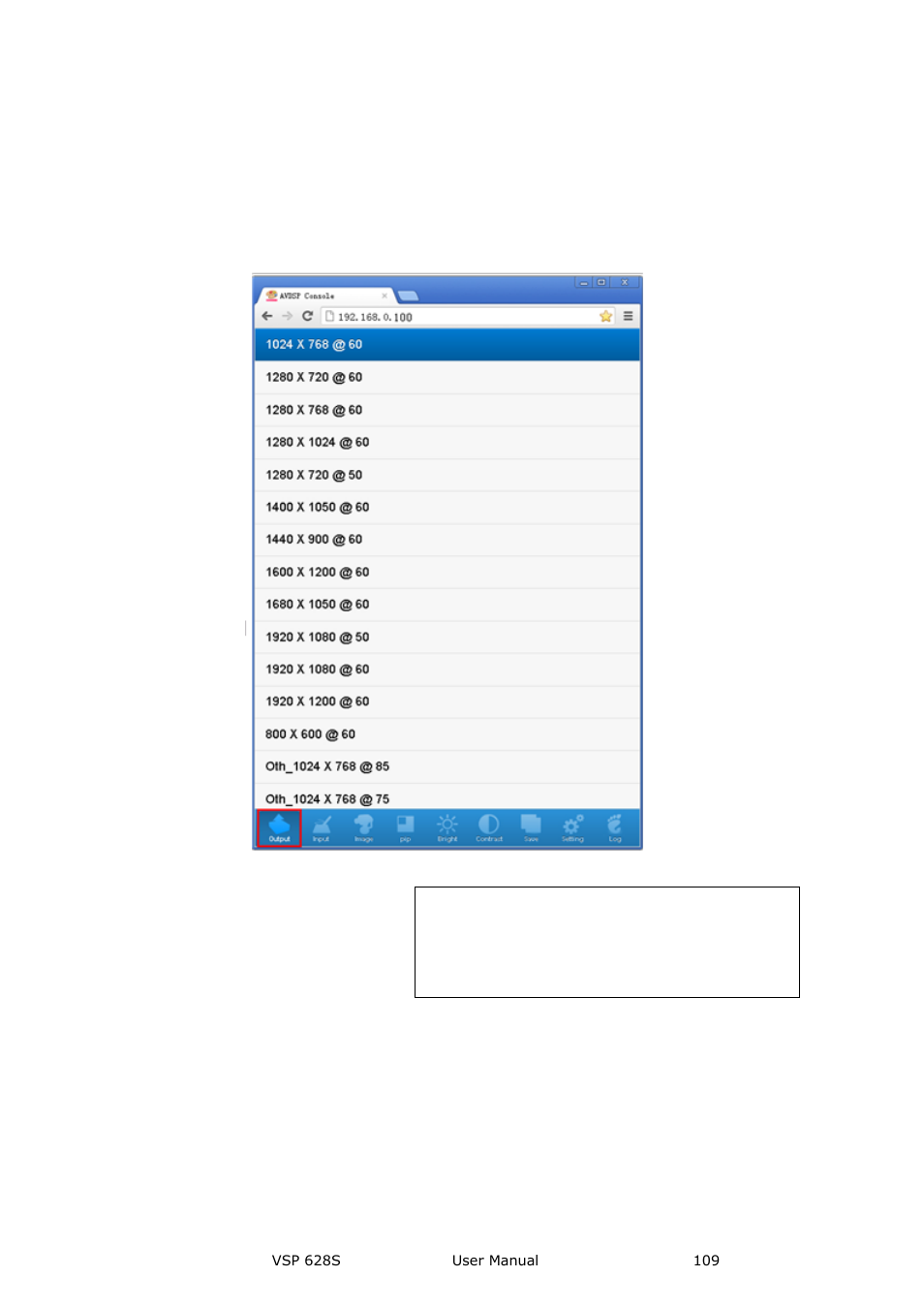 RGBLink VSP 628S User Manual User Manual | Page 109 / 125