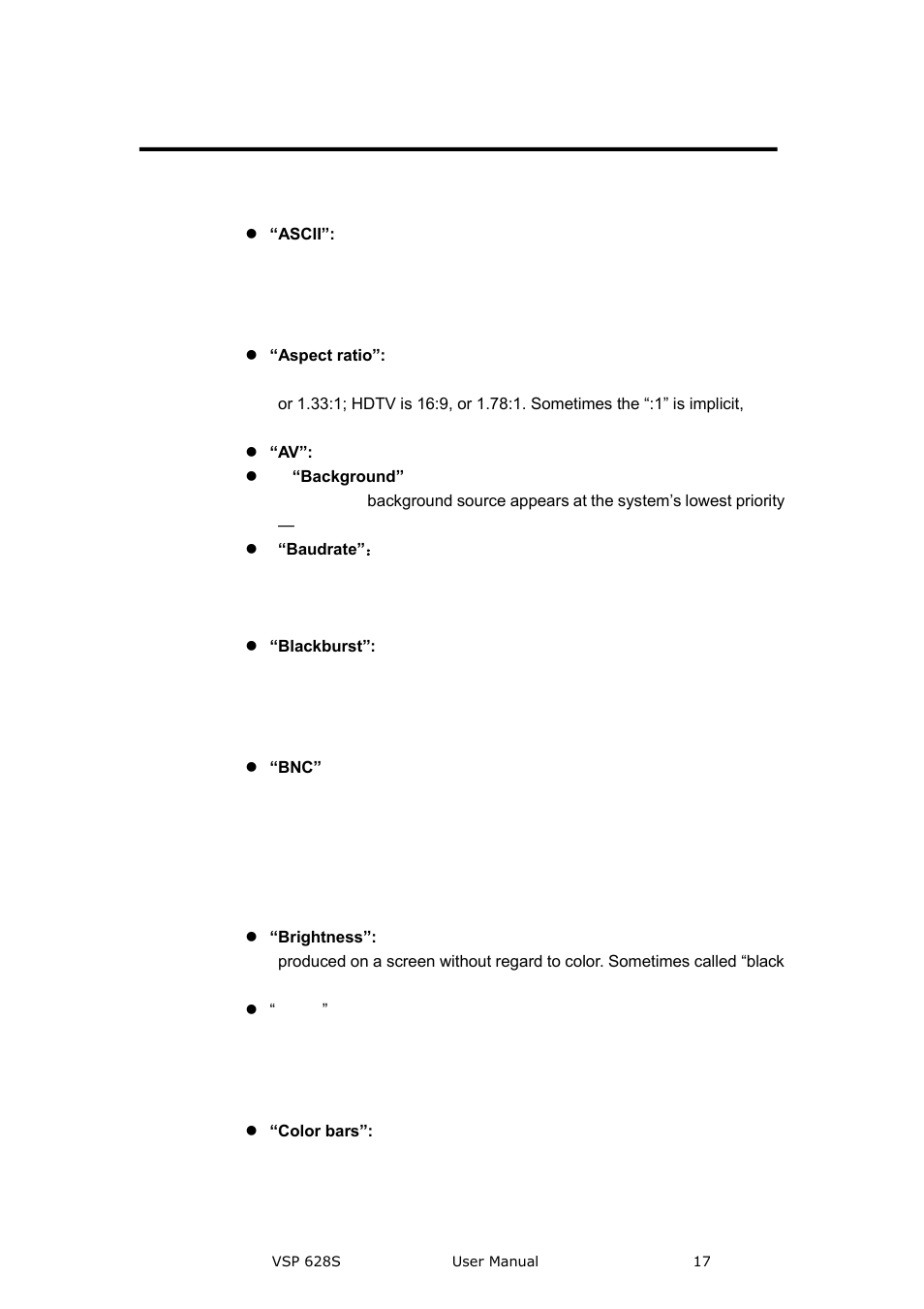 Terms and definitions, Introduction | RGBLink VSP 628S User Manual User Manual | Page 17 / 125