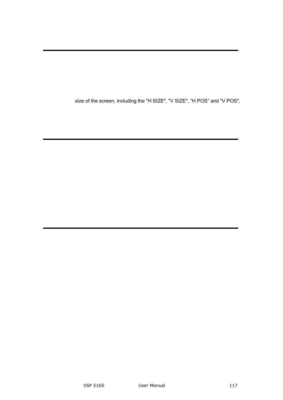 Led display only displays part of the image, Signal needs to scale, No display in the second half part of led display | Resolution is insufficient, Left screen appears two black sides, Adjust de deviation, Led display only shows part of the image | RGBLink VSP 516S User Manual User Manual | Page 117 / 131