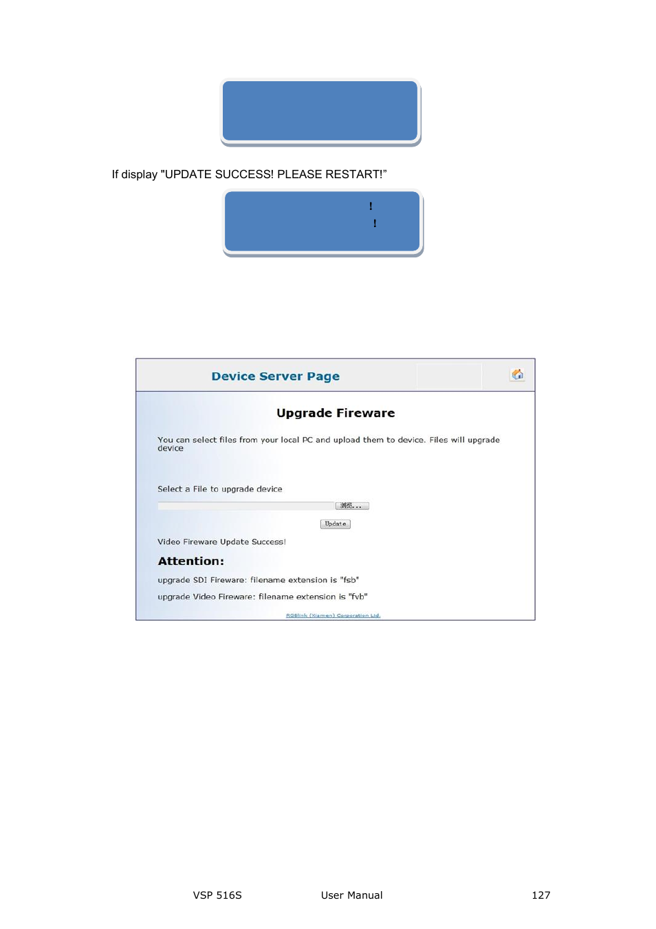 RGBLink VSP 516S User Manual User Manual | Page 127 / 131