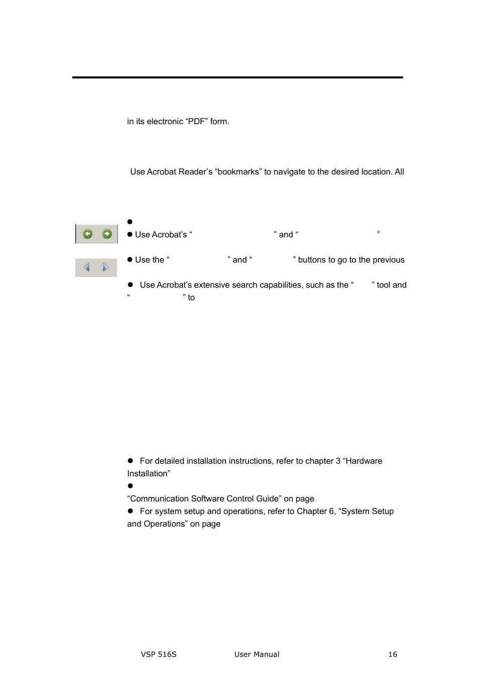 How to use the manual, Brief introduction, Navigation | Table of contents and index, General operations | RGBLink VSP 516S User Manual User Manual | Page 16 / 131