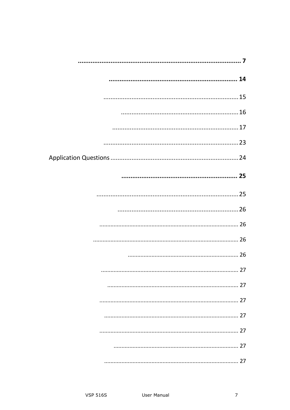 Content | RGBLink VSP 516S User Manual User Manual | Page 7 / 131