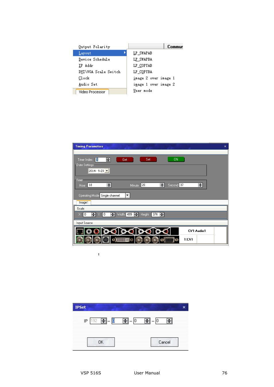 Communication software guideline | RGBLink VSP 516S User Manual User Manual | Page 76 / 131