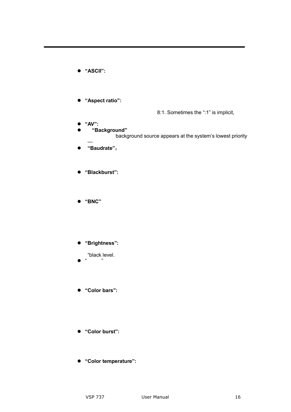 Terms and definitions, Introduction | RGBLink VSP 737 User Manual User Manual | Page 16 / 85