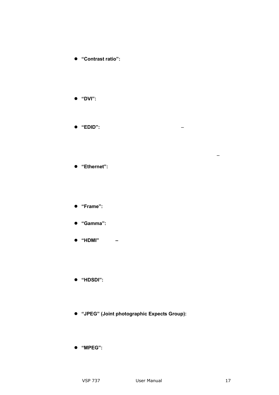 Introduction | RGBLink VSP 737 User Manual User Manual | Page 17 / 85