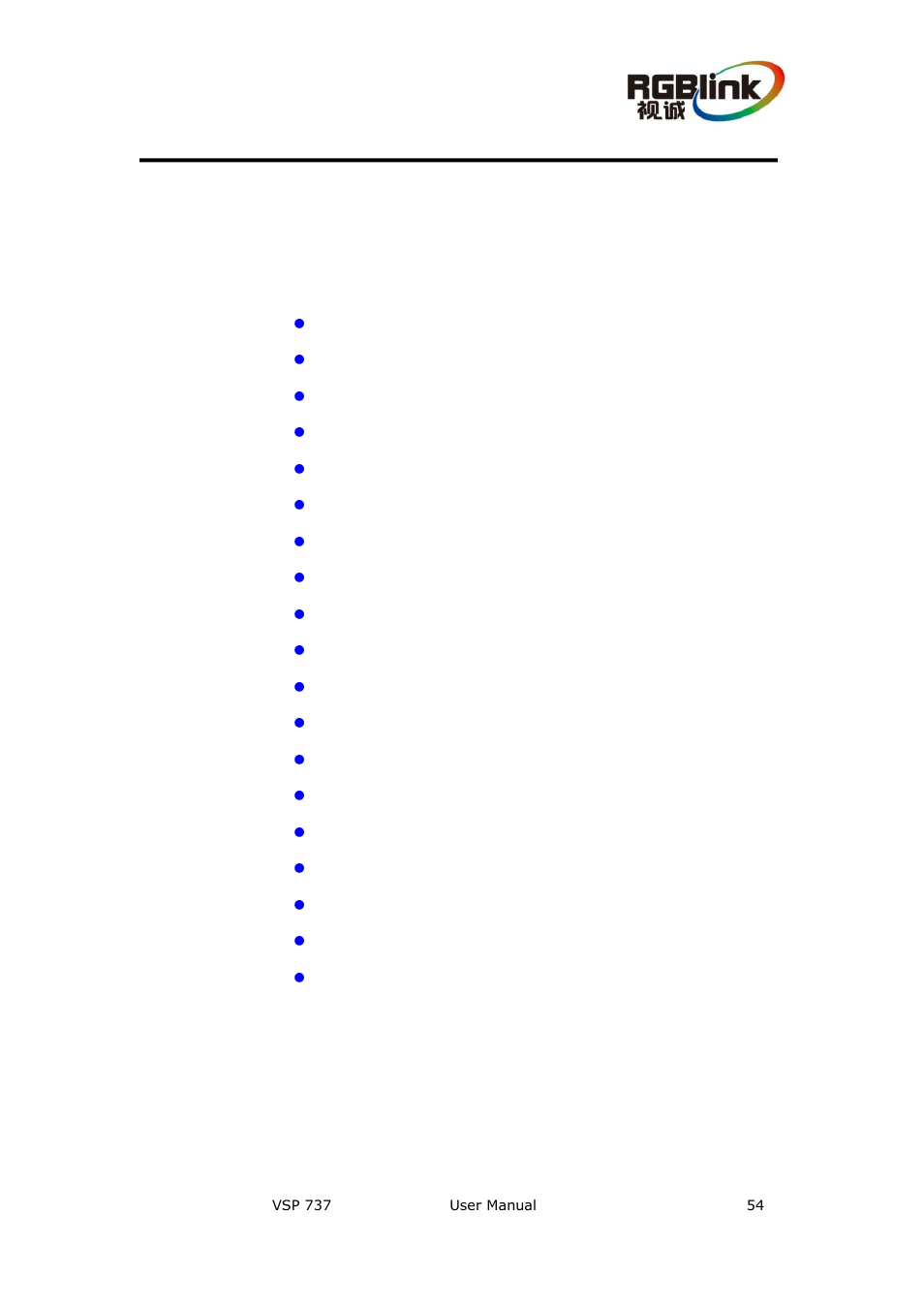 System setup and operation, In this chapter, System setup | And operation | RGBLink VSP 737 User Manual User Manual | Page 54 / 85