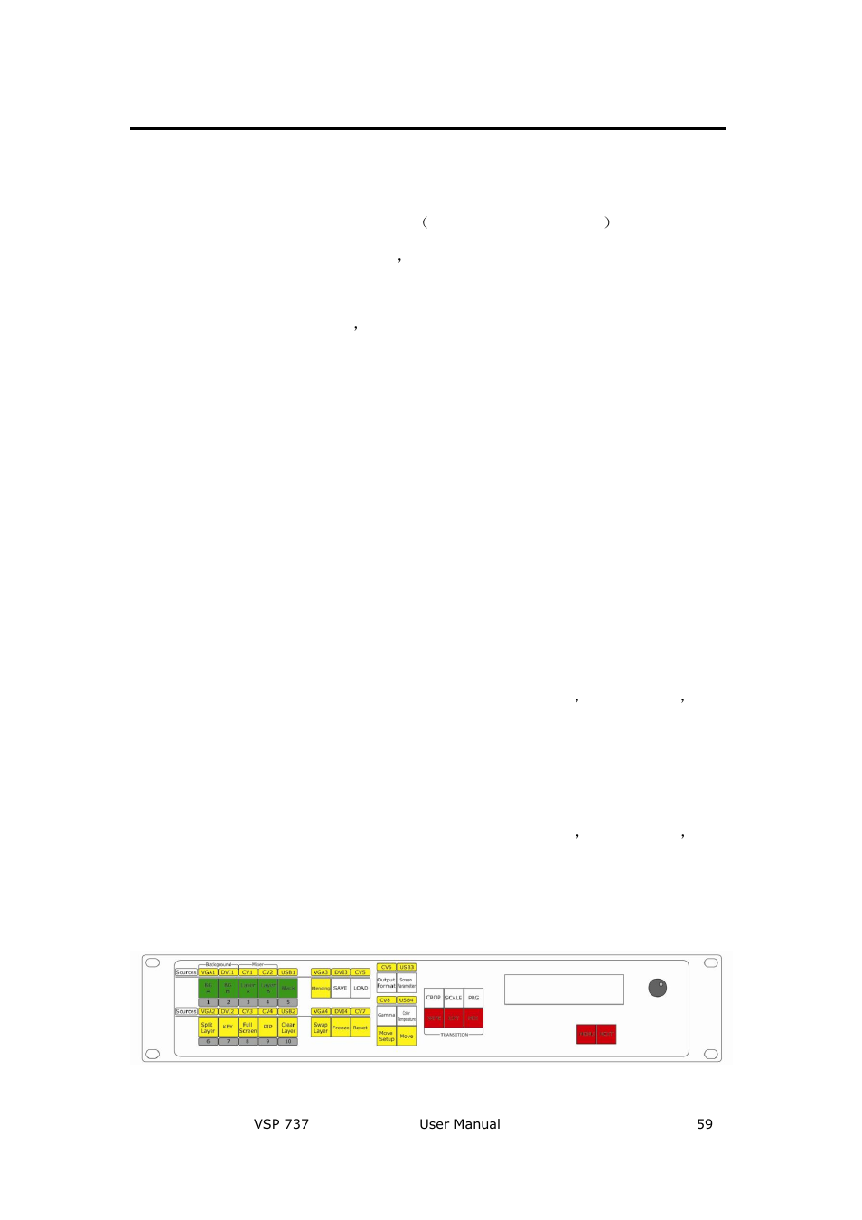 How to preview input signals, System setting and operation | RGBLink VSP 737 User Manual User Manual | Page 59 / 85