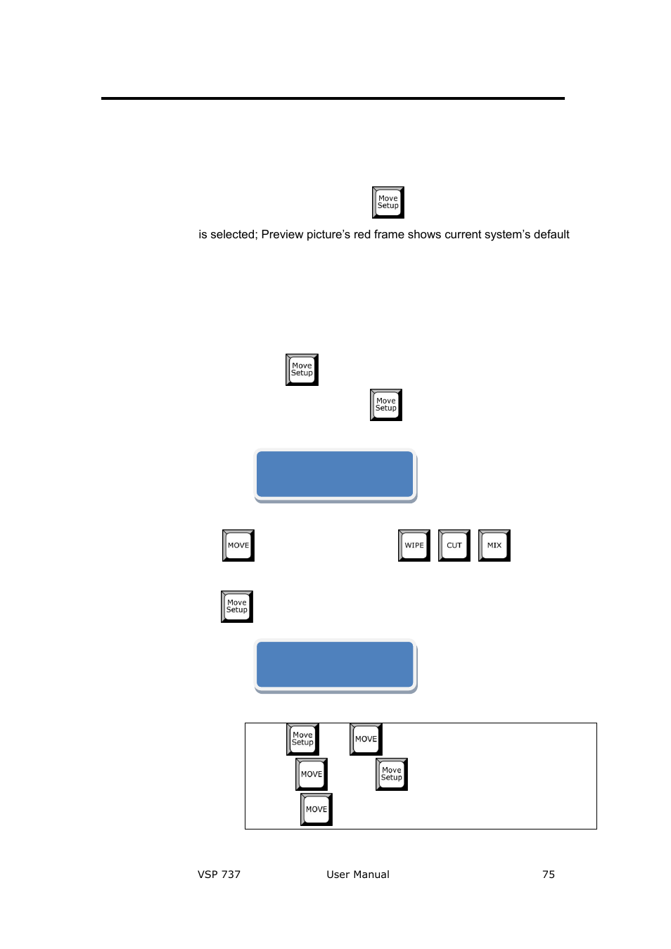 How to set picture-in-and-out effect, System setting and operation | RGBLink VSP 737 User Manual User Manual | Page 75 / 85