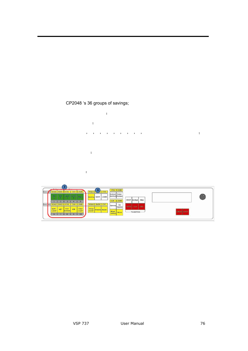 How to save setting parameter, Details are in: how to save parameter, System setting and operation | RGBLink VSP 737 User Manual User Manual | Page 76 / 85