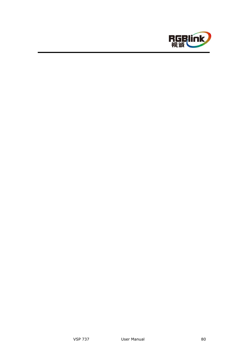 B.contact information, Contact information, Contact | Information, Warranty | RGBLink VSP 737 User Manual User Manual | Page 80 / 85