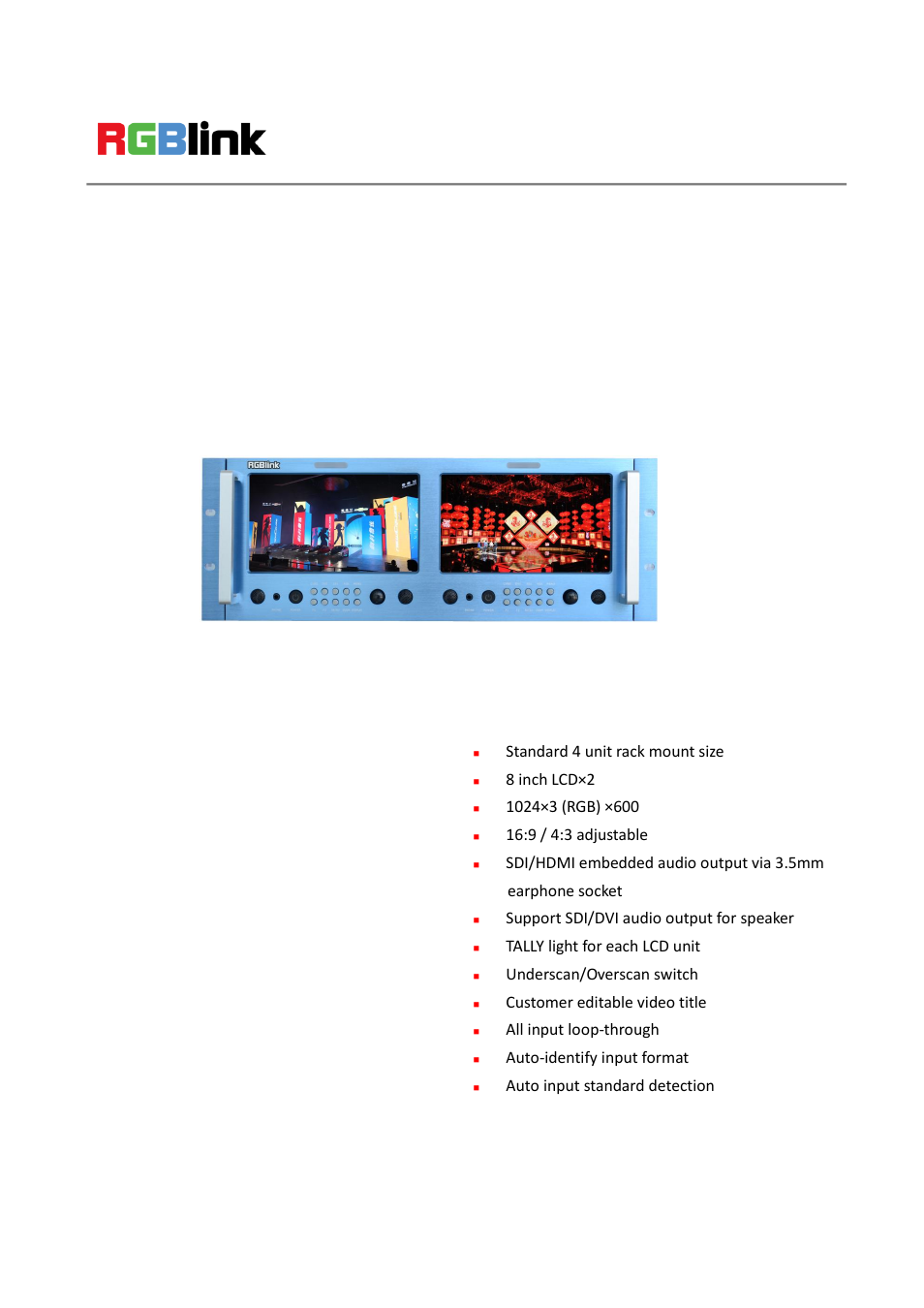 RGBLink RMS 8424S Quick Start User Manual | 19 pages