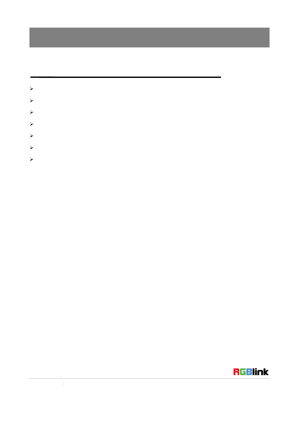 Menu operation, Content | RGBLink RMS 8424S Quick Start User Manual | Page 7 / 19