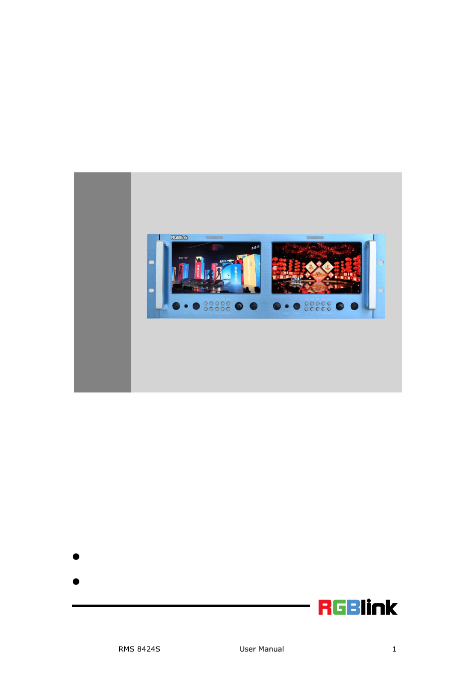 RGBLink RMS 8424S User Manual User Manual | 49 pages