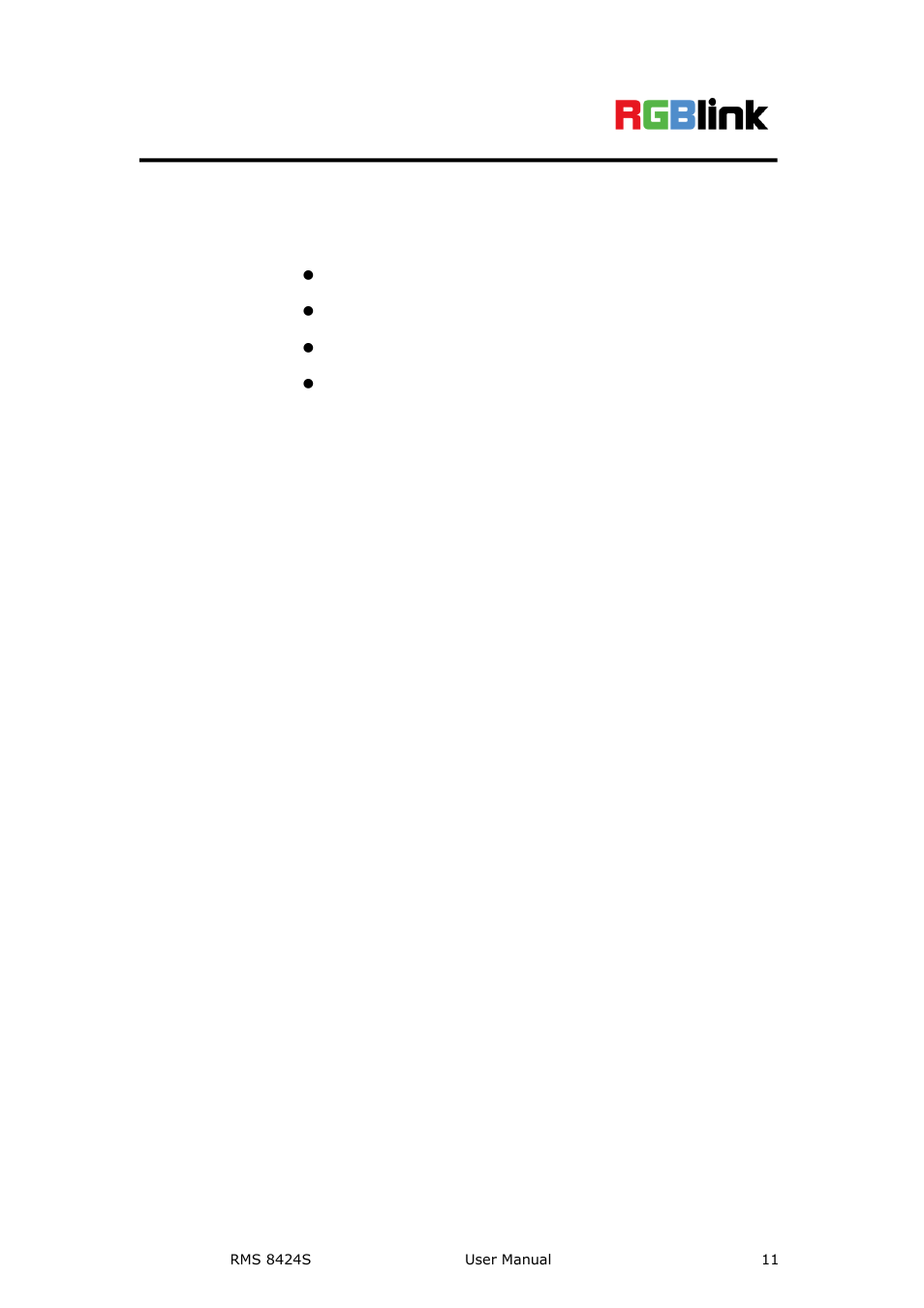 Brief introduction | RGBLink RMS 8424S User Manual User Manual | Page 11 / 49